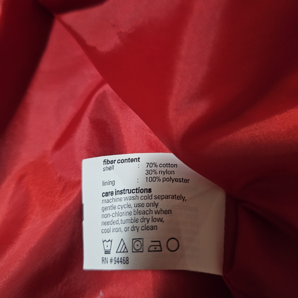 Esprit Vibrant Red Trench Coat with Belt - Picture 3 of 8